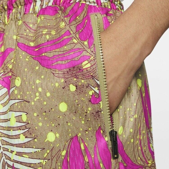 mens large NIKE JORDAN palm floral print shorts - Picture 3 of 6